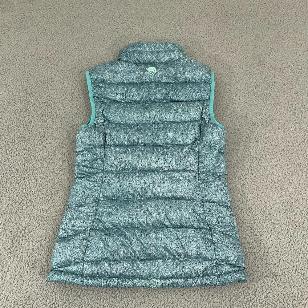 Mountain Hardwear Q-Shield 650 Vest Women XS Blue Duck Down Puffer Full Zip - Picture 6 of 10